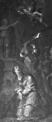 Detail of The Painting Beheading of Saint Libaire By J De Senemont C1777 Church of SainteLibaire Rambervillers Vosges France Photographed On 6 May 2011 JiElle Swiped From Wikimedia Commons